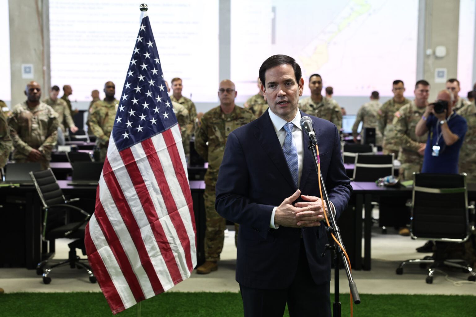 Rubio exclut toute division permanente de Gaza malgré la présence israélienne (Fadel Senna/Pool Photo via AP)