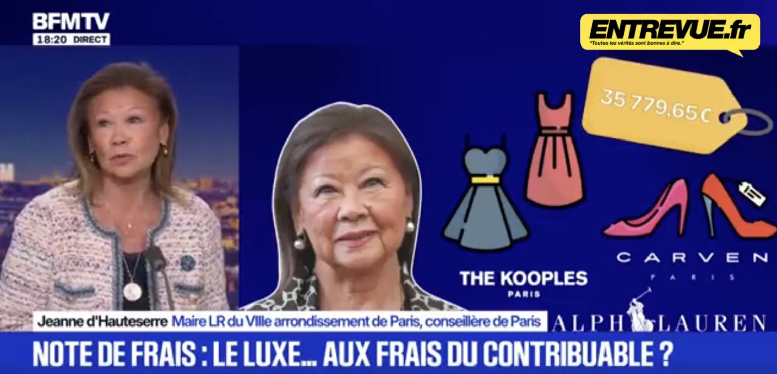 « Merci les contribuables ! » : Jeanne d'Hauteserre, maire du VIIIe arrondissement de Paris, assume 36 000 € de vêtements acheté avec de l'argent public
