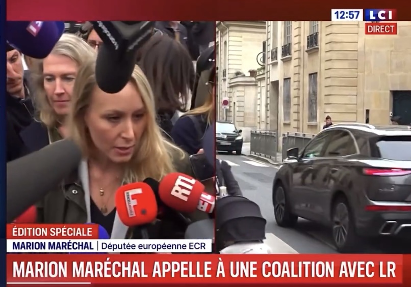 Démission du gouvernement Lecornu : Marion Maréchal appelle Retailleau et LR à s’unir avec le RN pour une coalition des droites