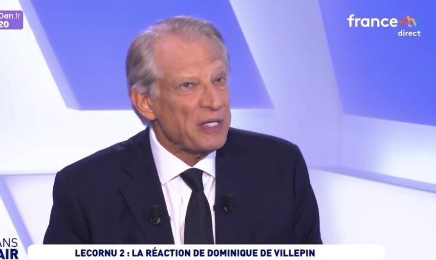 Dominique de Villepin alerte sur "les dernières pirouettes du macronisme" et appelle à un armistice budgétaire