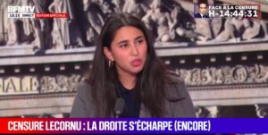 Hanane Mansouri (UDR) appelle à faire tomber le gouvernement Lecornu et "son budget socialiste"