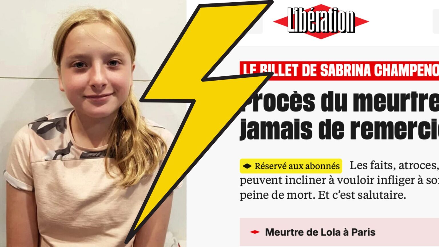 Procès de l’affaire Lola : la meurtrière jugée, quand Libération appelle à « remercier Robert Badinter »