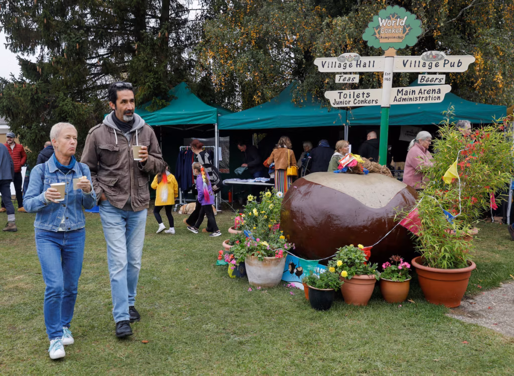 Grâce à une livraison royale, les Championnats du monde de marrons peuvent avoir lieu en Grande-Bretagne