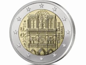 Notre-Dame gravée dans la monnaie - 20 millions de pièces de 2 euros en circulation