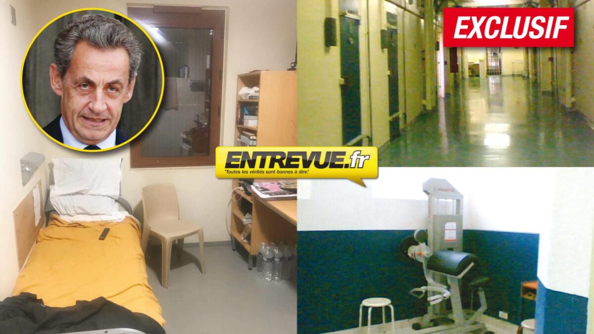 EXCLUSIF – Découvrez la cellule de Nicolas Sarkozy. Entrevue s’est infiltré dans le « carré VIP » de la prison de la Santé en caméra cachée. (Photos exclusives Entrevue)