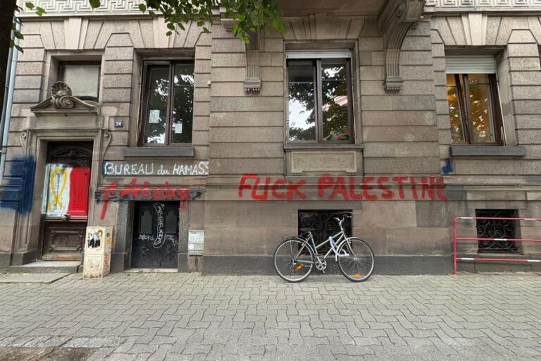 Strasbourg : des tags pro-Hamas sur la façade de Sciences Po ravivent les tensions