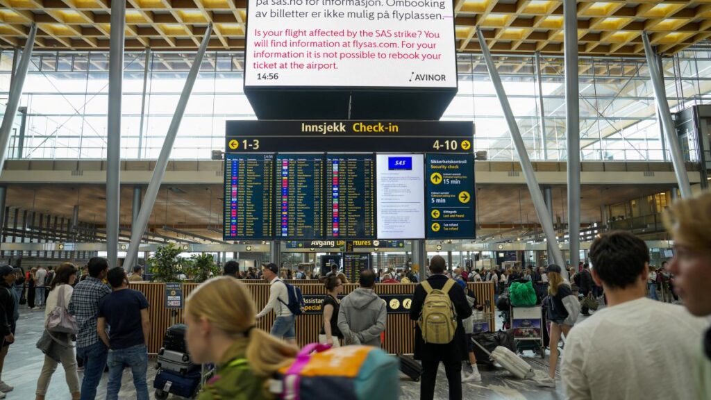 Un signalement de drones perturbe brièvement le trafic aérien à l’aéroport d’Oslo