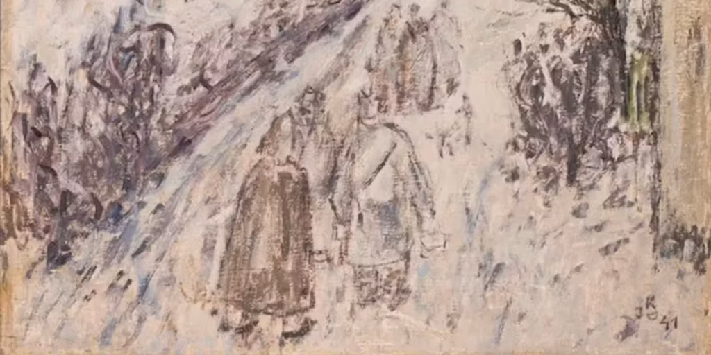 Un tableau rare sur les camps de travail sous l’Occupation restitué à la France