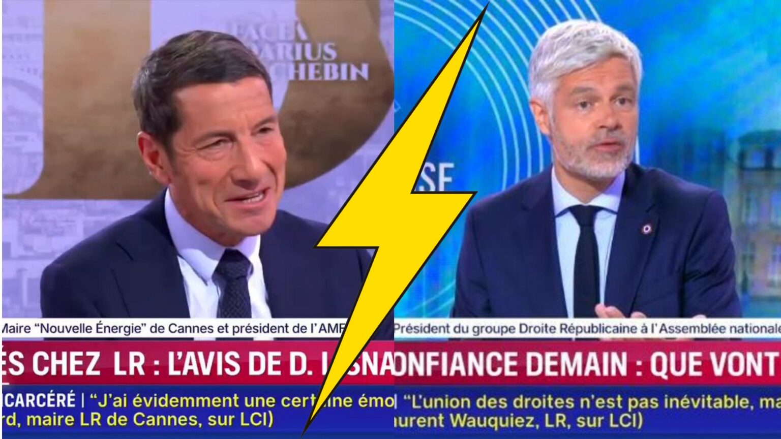 « Je préconise le vote d’une censure » : David Lisnard tacle la ligne Wauquiez sur LCI