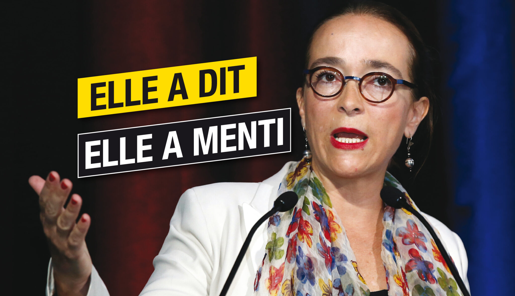 ELLE A DIT, ELLE A MENTI - Le mensonge grotesque de Delphine Ernotte, qui affirme que Léa Salamé a "augmenté les audiences" du 20h de France 2. (AP, DR)