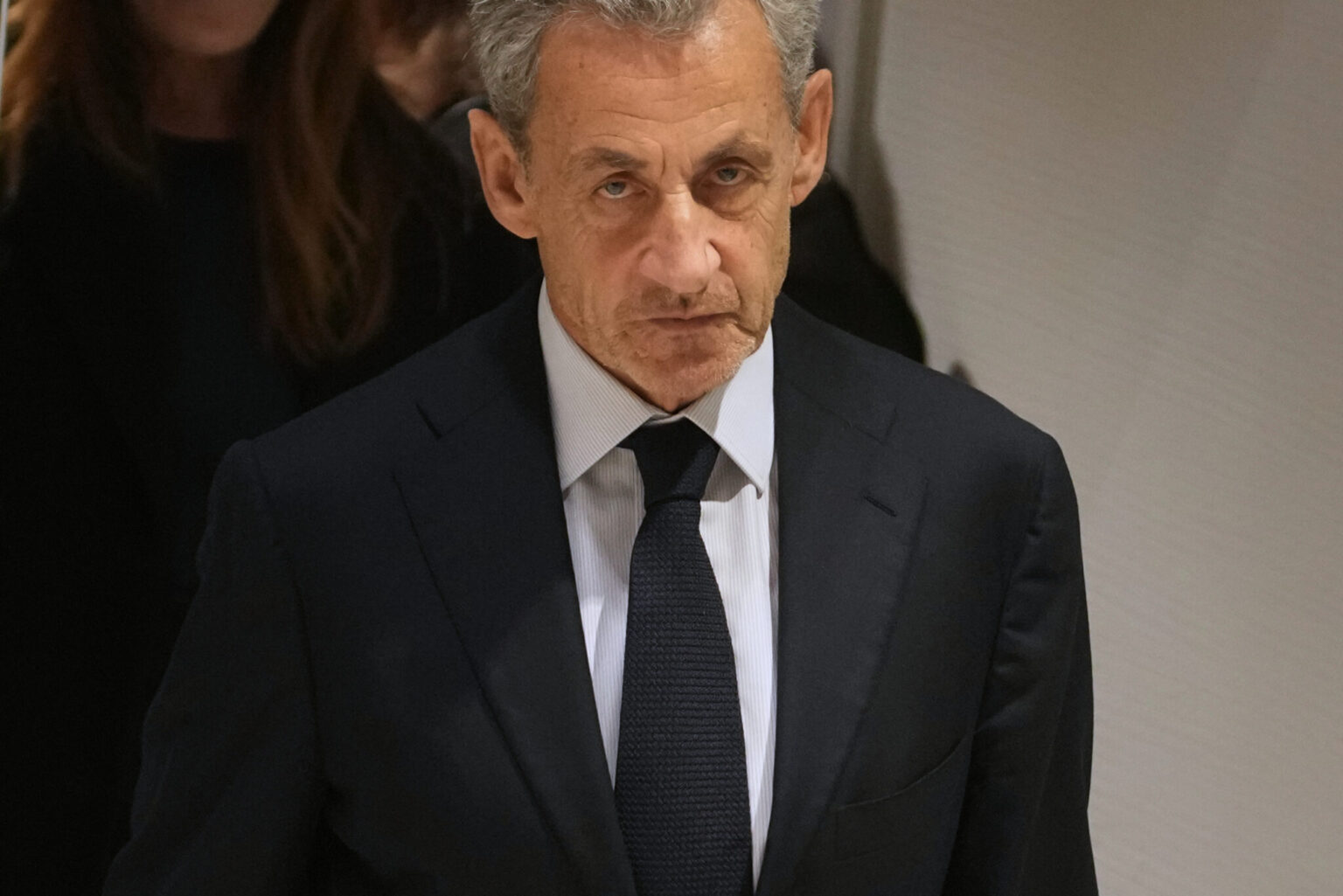 Le procès en appel de Nicolas Sarkozy aura lieu en mars 2026. (AP/Christophe Ena)