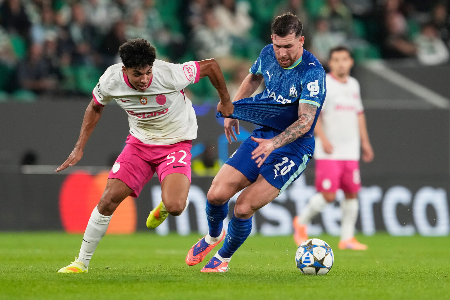 Ligue des champions: l'OM battu par le Sporting Portugal (2-1) (AP)