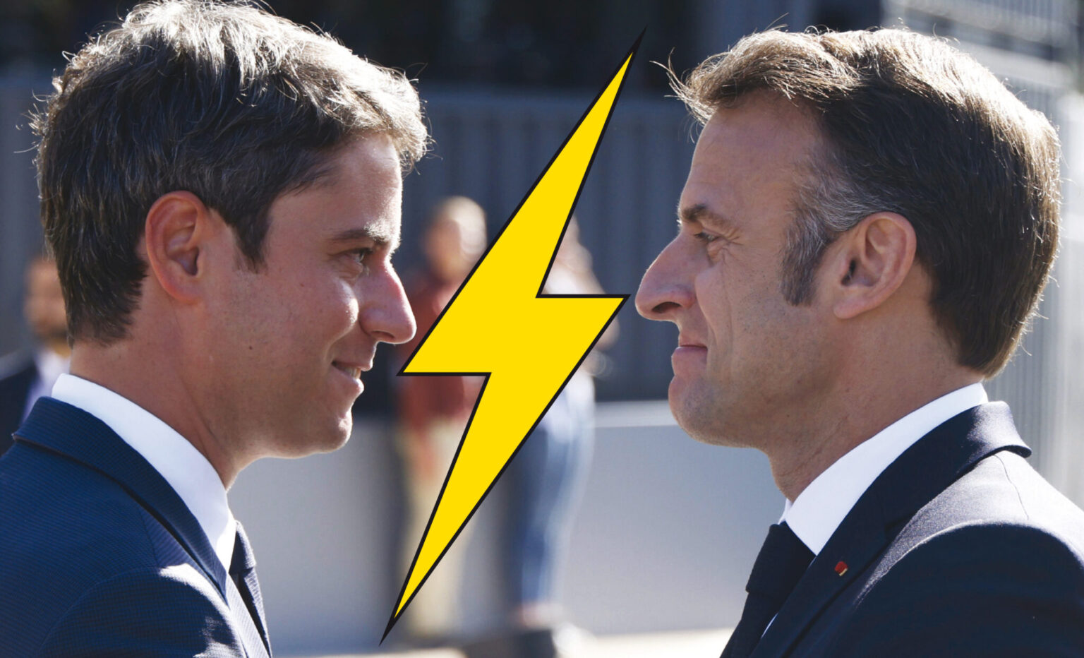 Gabriel Attal tacle Emmanuel Macron: "Comme beaucoup de Français, je ne comprends plus les décisions du président de la République." (AP,DR)