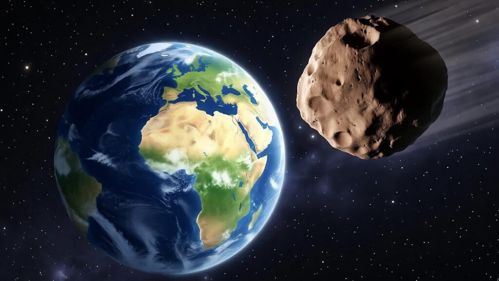 Frayeur ! Un astéroïde a frôlé la Terre, passant à seulement 300 km de notre planète