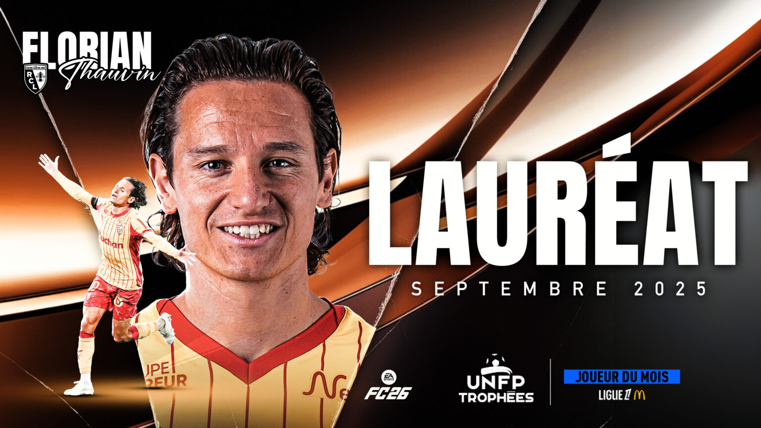 Foot - Florian Thauvin désigné joueur du mois de septembre en Ligue 1. (UNFP)