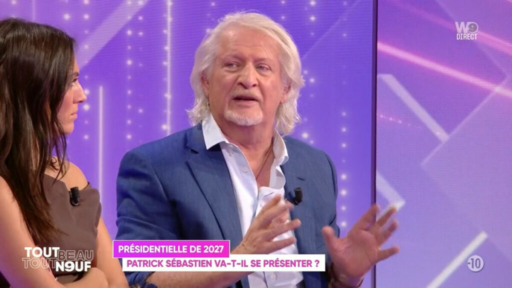 Patrick Sébastien envisage une candidature à l’élection présidentielle de 2027. (W9)