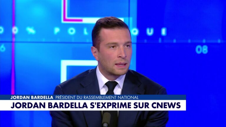 « Pas question de livrer la France à la gauche » : Bardella hausse le ton sur CNews