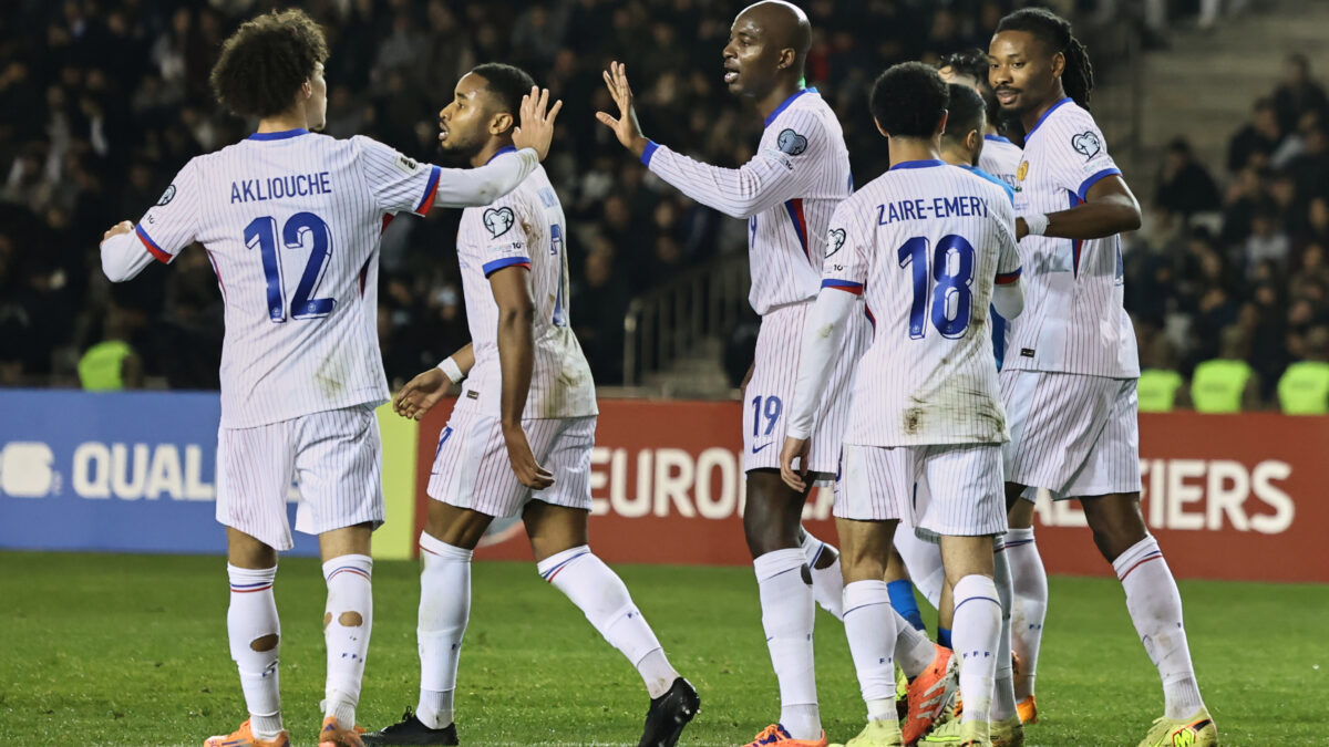 Coupe du monde 2026 - La France s’impose en Azerbaïdjan (1-3) et termine invaincue de son groupe. (AP)
