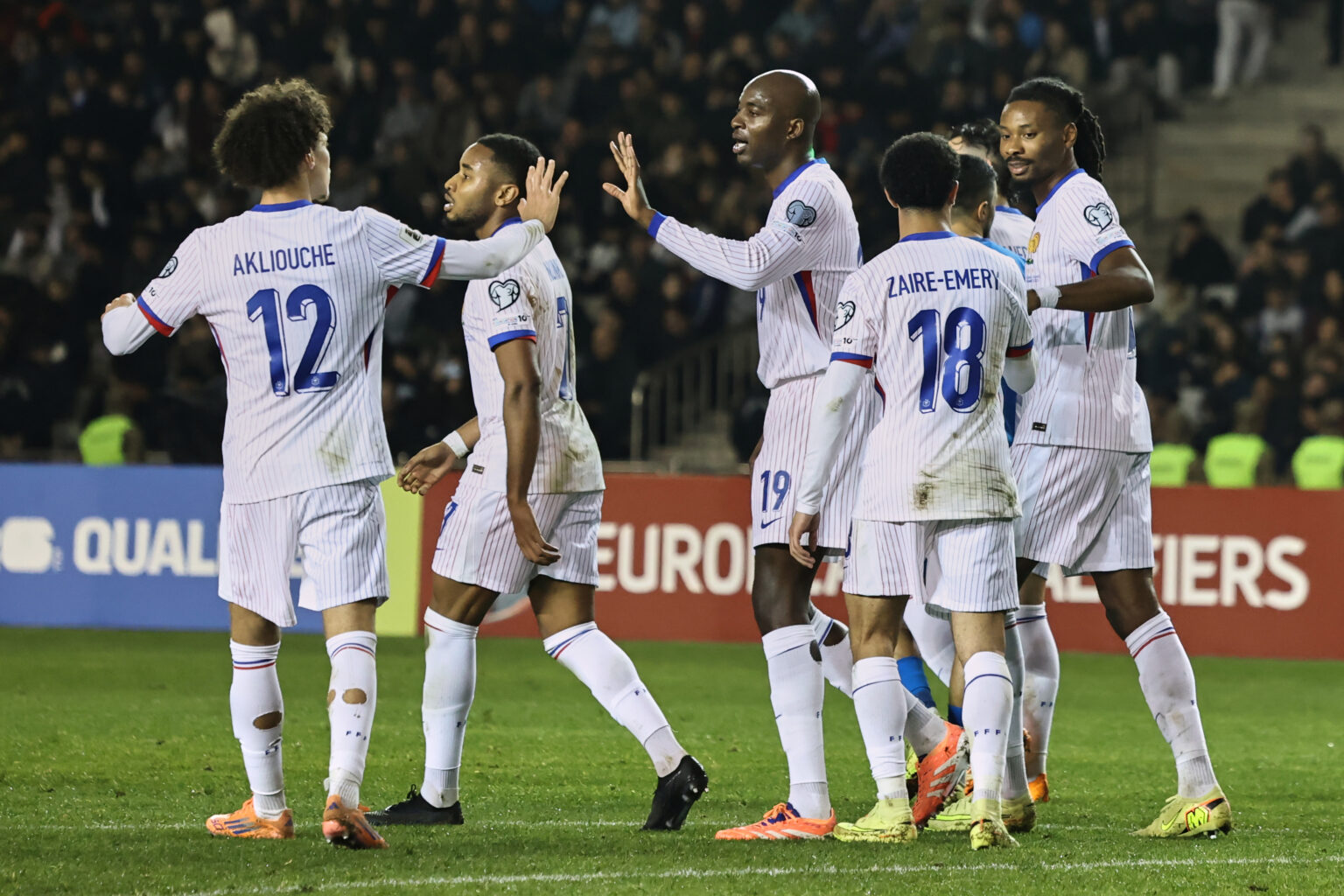 Coupe du monde 2026 - La France s’impose en Azerbaïdjan (1-3) et termine invaincue de son groupe. (AP)
