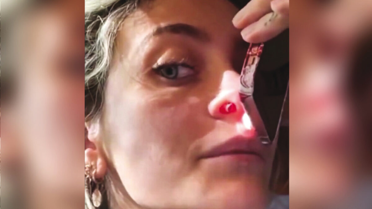VIDÉO - Paris Jackson se confie sur les ravages de la cocaïne: "Ma cloison nasale est percée." (DR)