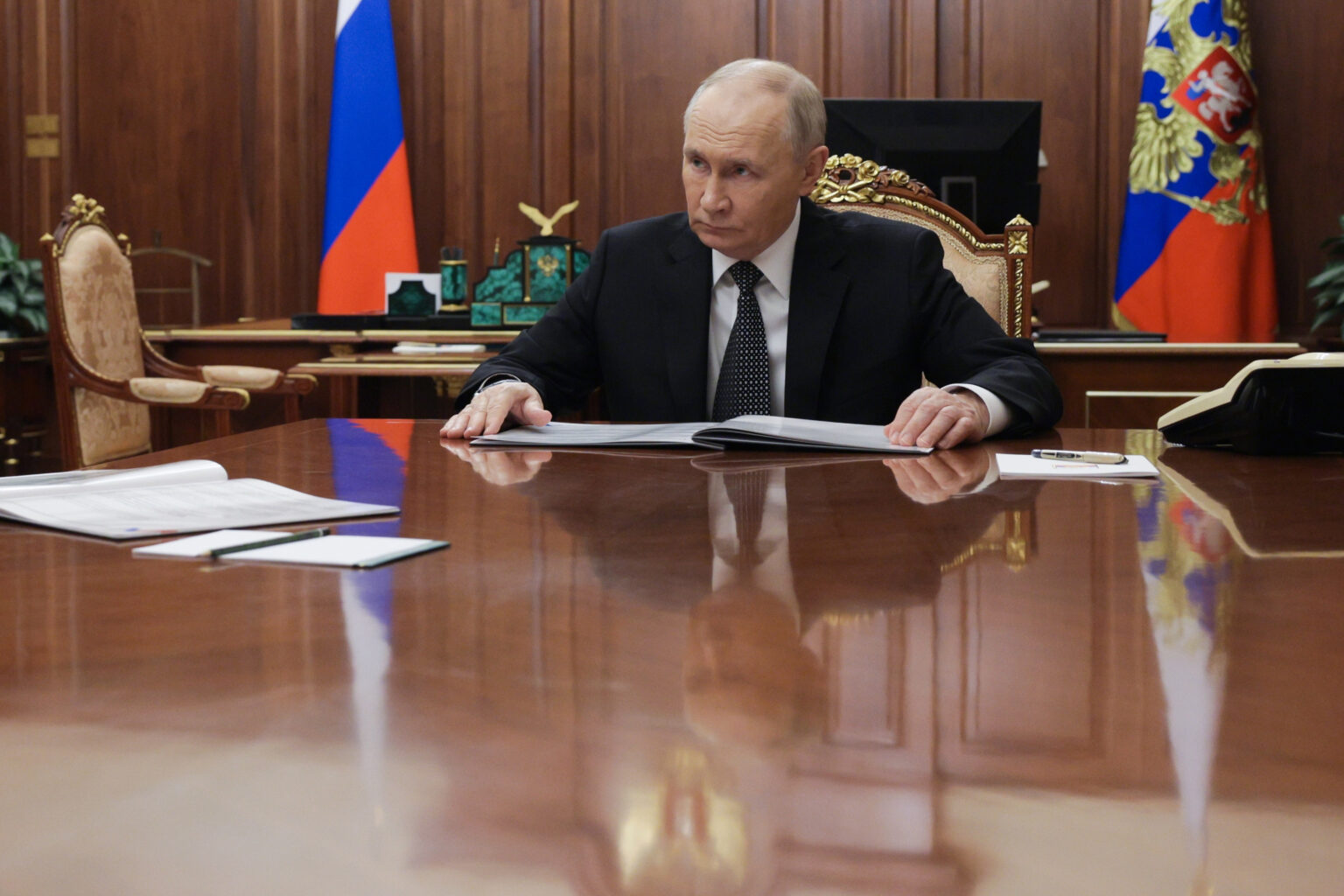 Poutine fait payer les Russes pour maintenir l’effort de guerre (Gavriil Grigorov/Sputnik, Kremlin Pool Photo via AP)