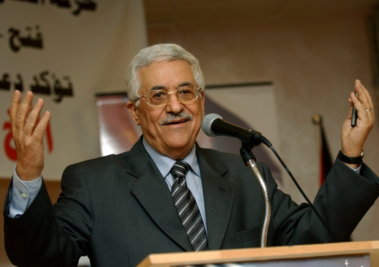 À 90 ans, Mahmoud Abbas tente encore d’exister dans le dossier Gaza.(AP Photo/Nasser Nasser, File)