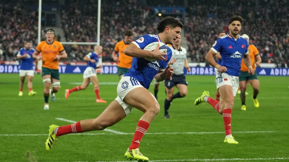 Rugby- Le XV de France s'offre l'Australie (48-33) et termine sa tournée d’automne en beauté. (AP)