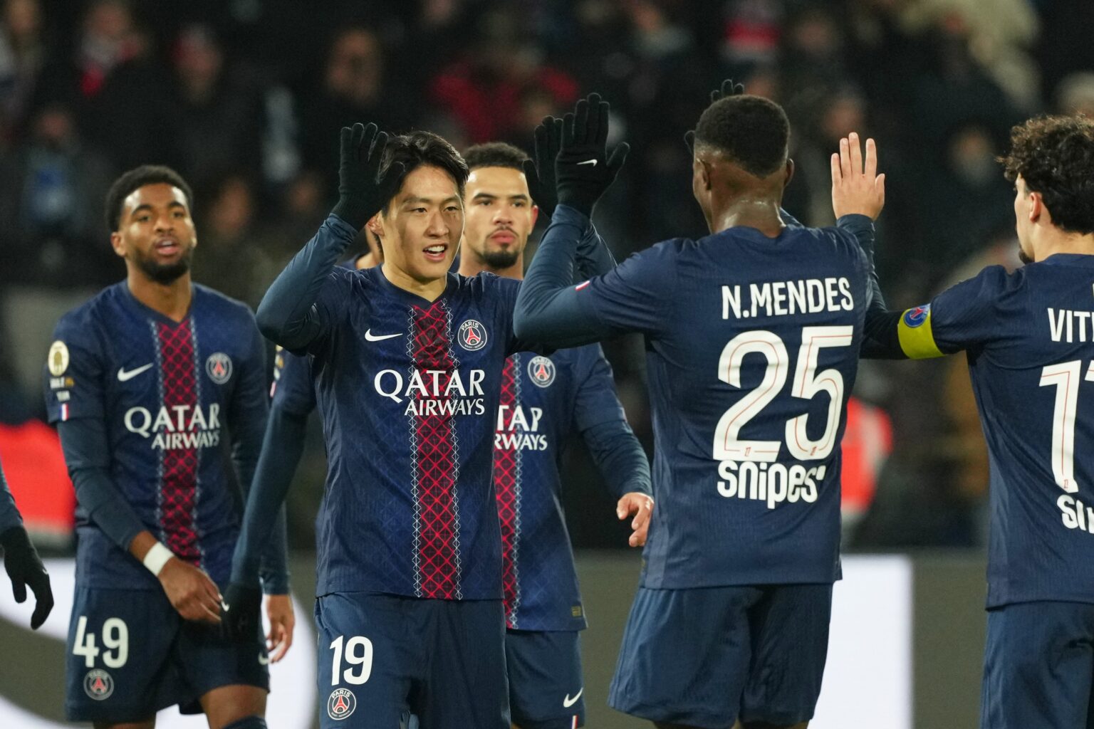 Ligue 1 - le PSG s’impose face au Havre 3-0 et confirme sa place de leader devant l'OM. (AP)