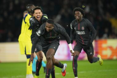 Après sa victoire hier soir contre Tottenham, le PSG bat un record historique en Ligue des Champions. (AP)