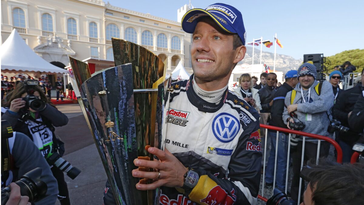 Rallye - Sébastien Ogier remporte son 9ᵉ titre mondial et rejoint Sébastien Loeb. (AP)