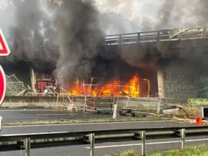 Après l’incendie, des travaux problématiques sur la rocade de Rennes