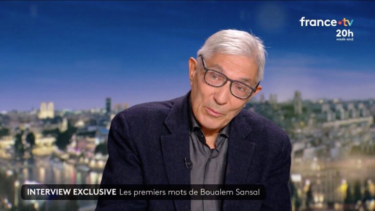 Boualem Sansal parle pour la première fois depuis sa libération : "Ma parole est contrainte, car j’ai peur pour ma famille."