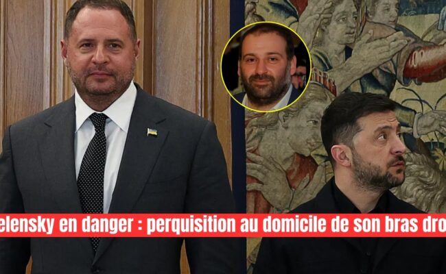Zelensky en danger : perquisition au domicile de son bras droit