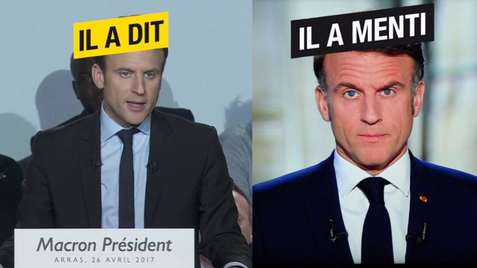 Il a dit, il a menti - Macron voulait la paix en 2017… il prépare vos enfants à la guerre en 2025