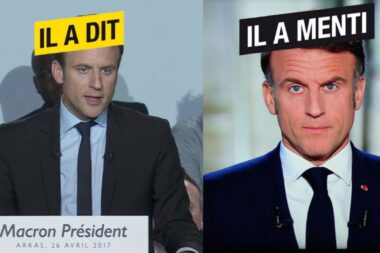 Il a dit, il a menti - Macron voulait la paix en 2017… il prépare vos enfants à la guerre en 2025