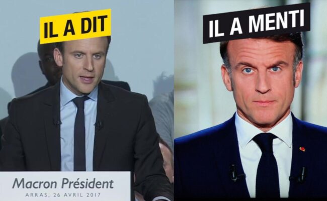 Il a dit, il a menti - Macron voulait la paix en 2017… il prépare vos enfants à la guerre en 2025