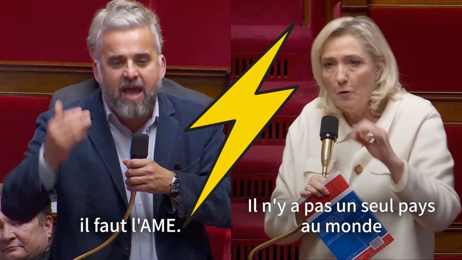 Aide médicale d'État (AME) : passe d’armes entre Marine Le Pen et Alexis Corbière à l’Assemblée