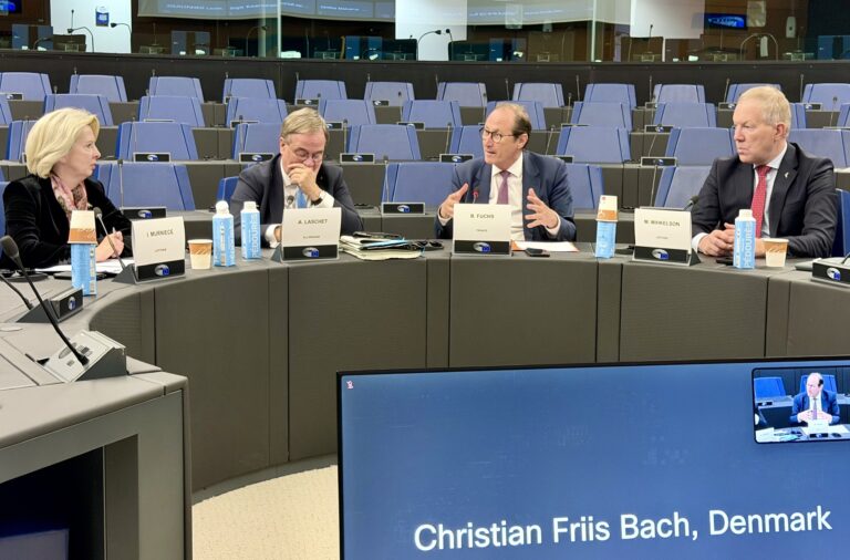 Bruno Fuchs ouvre une nouvelle ère de diplomatie parlementaire européenne à Strasbourg