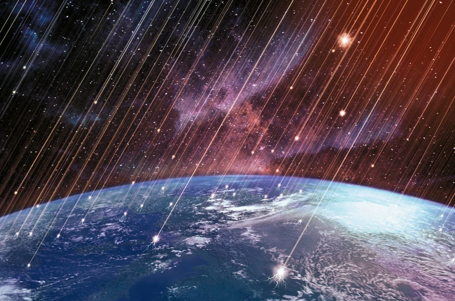 Les particules cosmiques, ces voyageurs invisibles qui vous traversent en permanence