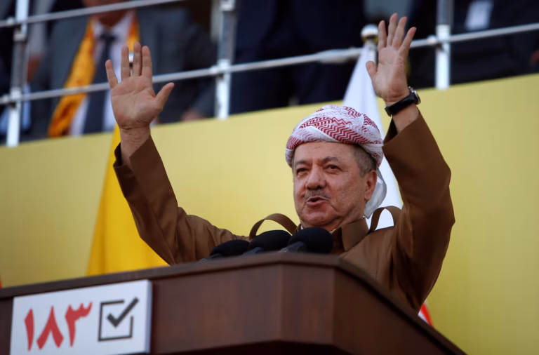 Massoud Barzani tente de renforcer l’influence kurde face à Bagdad avant les élections irakiennes (AP)