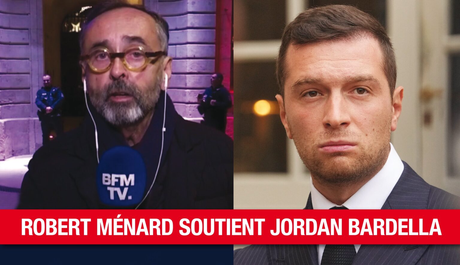 Robert Ménard: "Jordan Bardella a toute ma sympathie. Je suis sidéré par la violence que prend le débat politique." (DR)