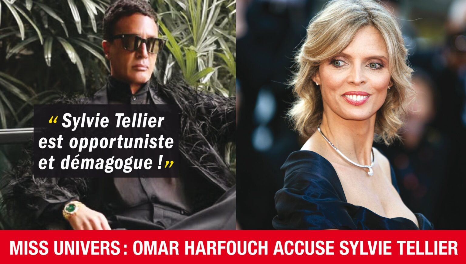 Pour Omar Harfouch, Sylvie Tellier est "opportuniste, démagogue et complice" de par son silence sur la fraude autour de Miss Univers. (Daniel Topic, Ap, DR)