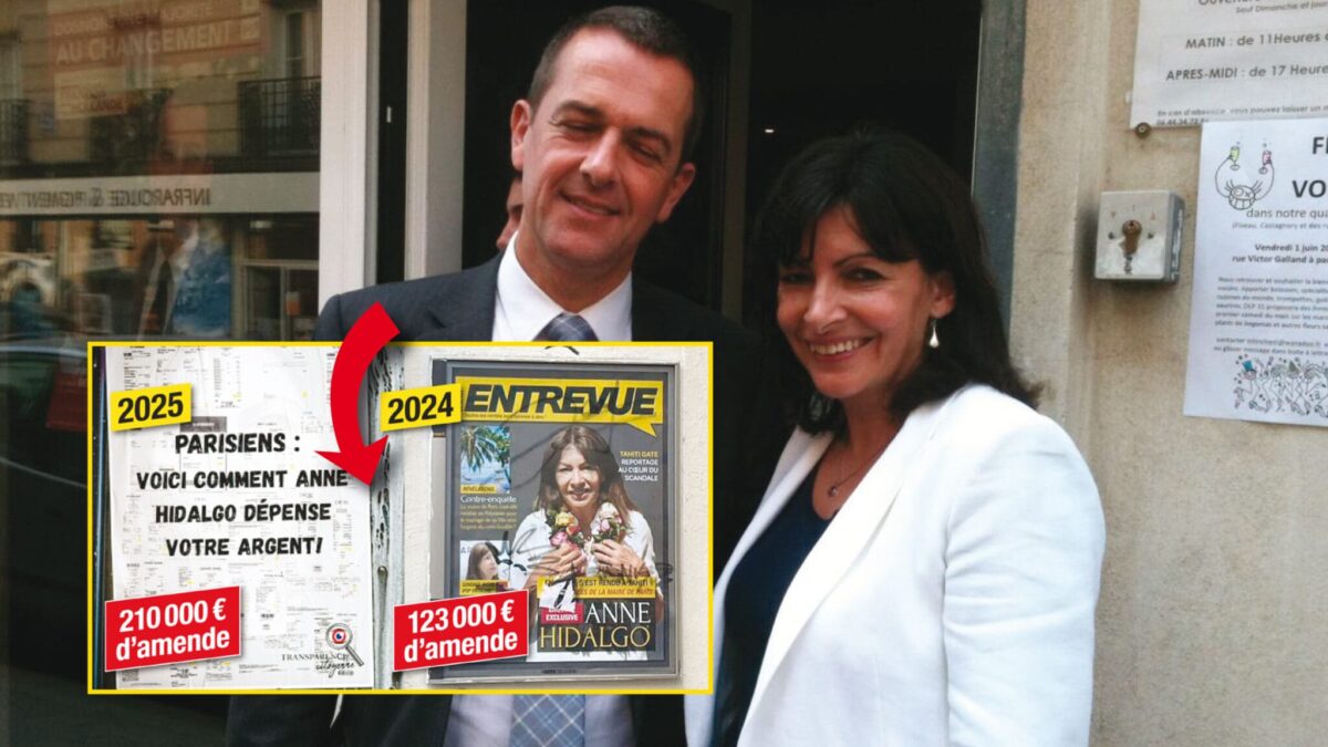 Scandale Anne Hidalgo - Les amendes infligées à Transparence citoyenne et Entrevue ont été signées par des militants PS/PRG proches de la maire de Paris. (DR)