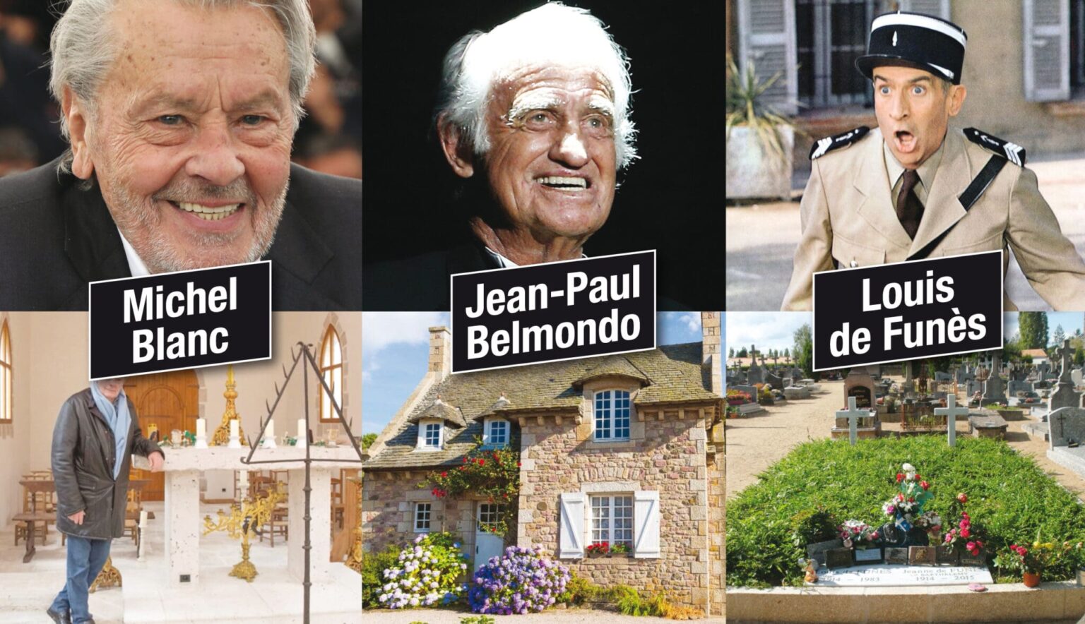 SPÉCIAL TOUSSAINT - Tombes de stars, où sont enterrées vos célébrités préférées ? Épisode 4: les acteurs. (DR)