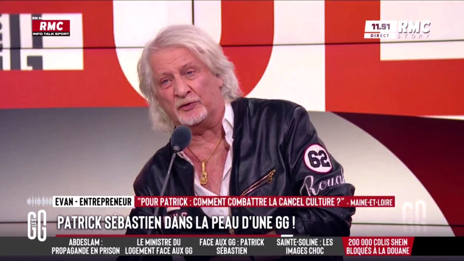 VIDÉO - Patrick Sébastien: "J'ai été viré de la télé par des wokistes parce que j'étais un homme blanc de plus de 50 ans. Ces gens-là m'ont foutu dehors." (RMC)