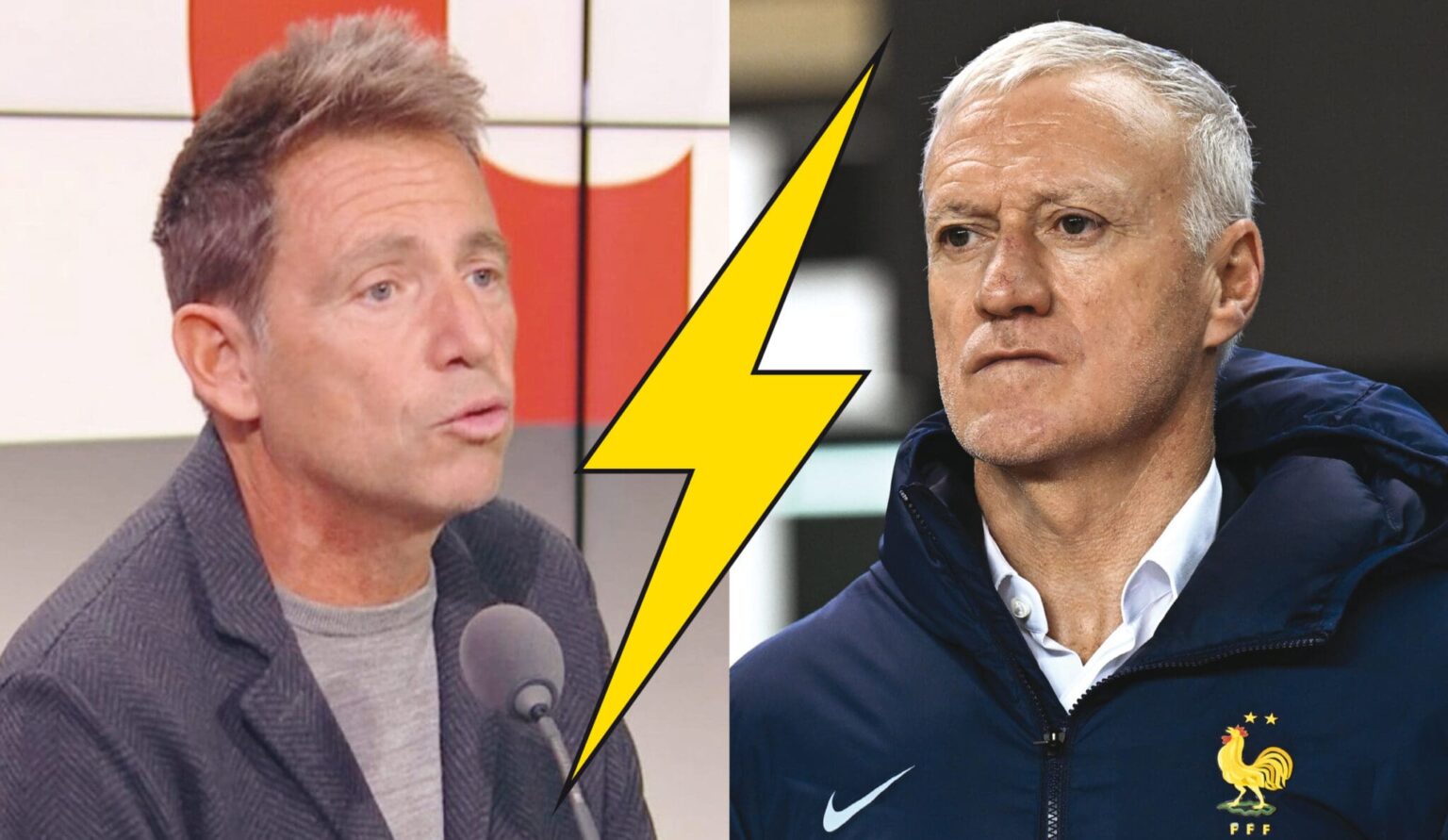 Dopage et corruption à l'OM et la Juve: Daniel Riolo allume Didier Deschamps durant son procès pour diffamation. (DR)