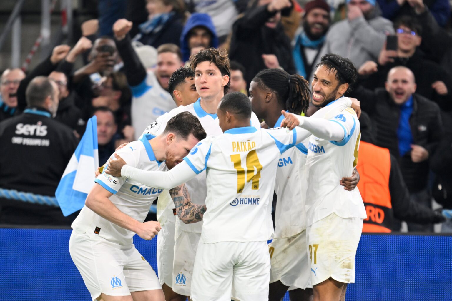 Ligue des champions – L’OM bat Newcastle 2-1 et respire un peu. (AP)