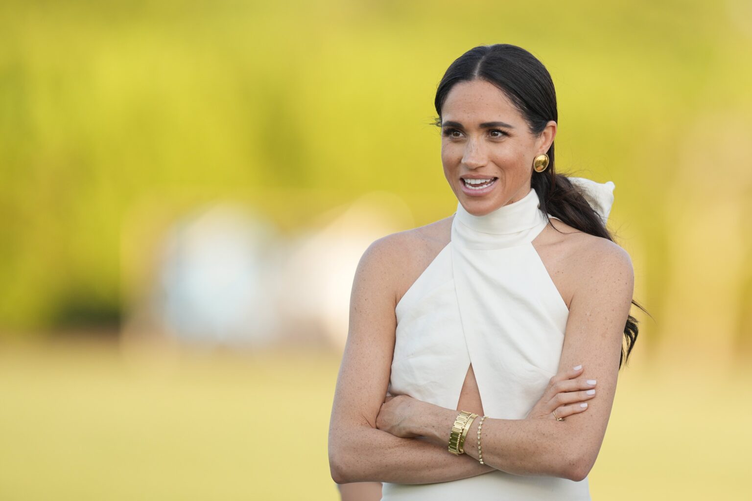 Meghan Markle reprend contact avec son père, hospitalisé et amputé de la jambe gauche. (AP)