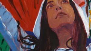 À quoi vont ressembler les si décriés nouveaux vitraux de Notre-Dame de Paris ? Une exposition lève le voile après deux ans de polémique. (Claire Tabouret, Gallerie Almine rech)