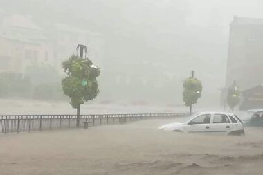 Intempéries au sud, douceur printanière sur la France